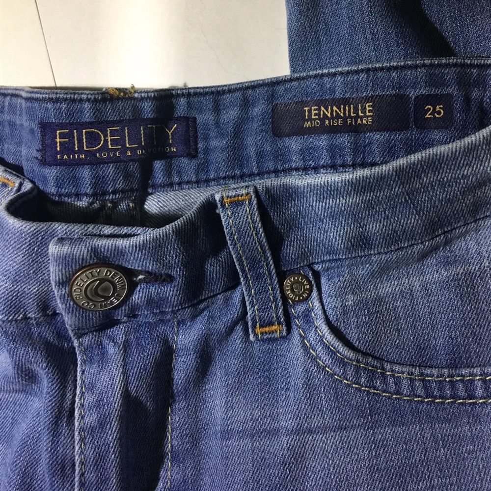 Fidelity Jeans Boot Cut Womens Flare US 25